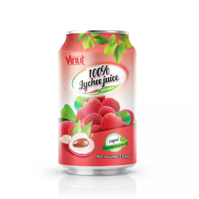 Juice - Vinut Lychee Juice Drink 330ml x 24 cans