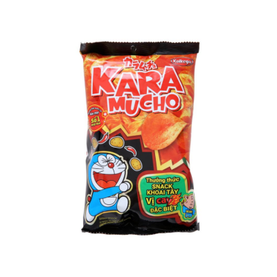 Karamucho Potatoes Chips Spicy 25g x 100 Bags (Shrink Bags)
