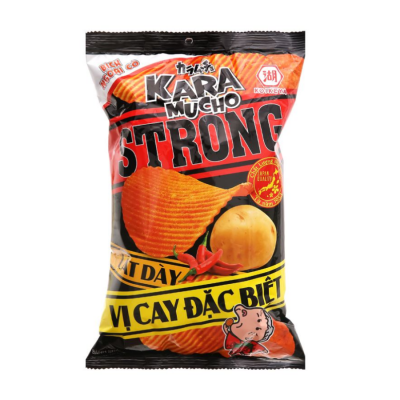 Karamucho Potatoes Chips Strong Spicy 80g x 40 Bags