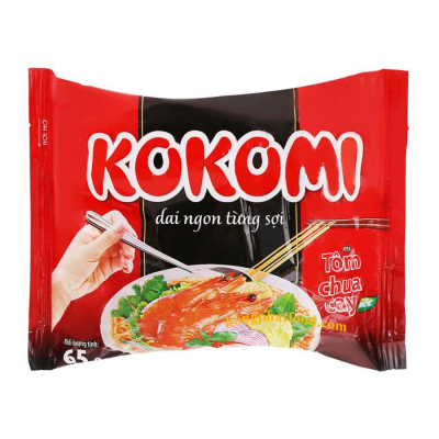 Kokomi Hot Sour Shrimp 65g x 30 Bags 