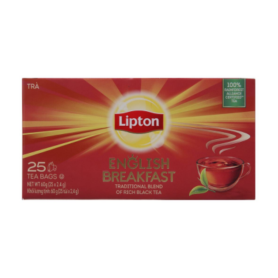 Lipton Tea English Breakfast 2.4g x 25Pcs x 18 Boxes