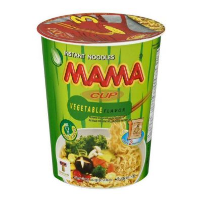 MaMa Instant Cup Noodles Vegetable Flavour 60g x 36 Cups