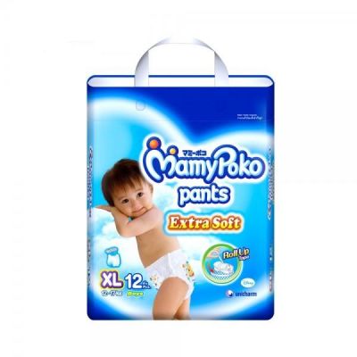 MamyPoko Pants Extra Soft Size XL-12pcs (Boy)