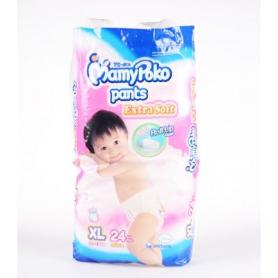 MamyPoko Pants Extra Soft Jumbo Pack Size XL-24pcs (Girl)