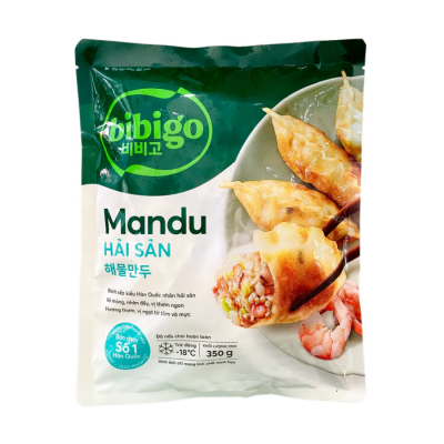 Mandu Bibigo Seafood 350g x 16 Bags