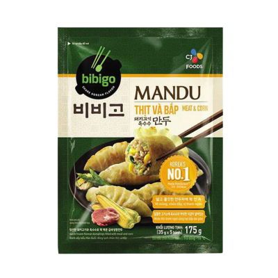 Mandu with Meat and Corn 175g (5 Pcs) x 32 Bags