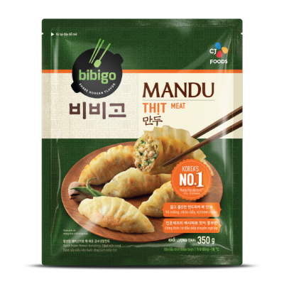 Mandu Steamed with Meat 350g (10 Pcs) x 24 Bags