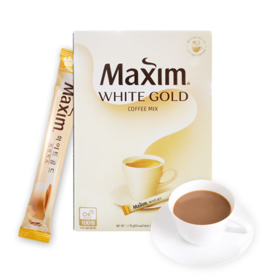 Maxim White Gold Coffee Mix 11.7g x 100 sticks x 8 boxes
