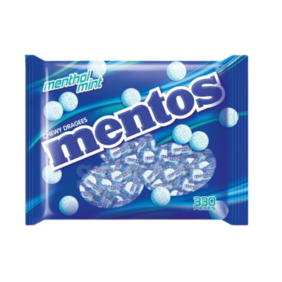 Mentos Methol Mint Pillow Pack 2.7gr x 330pcs x 14 bags