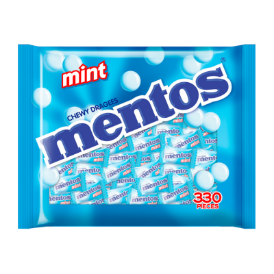 Mentos Mint Pillow Pack 2.7gr x 330pcs x 14 bags