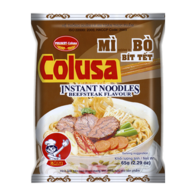 Miliket Beefsteak Noodle 62g x 30 Bags