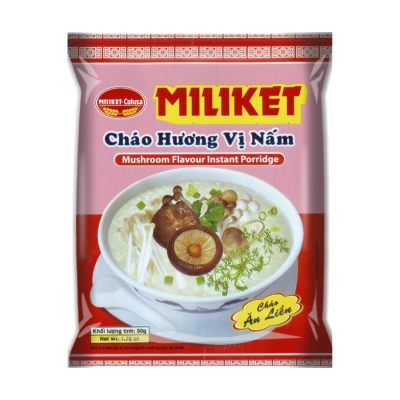 Miliket Mushroom Instant Porridge 50g x 50 Bags