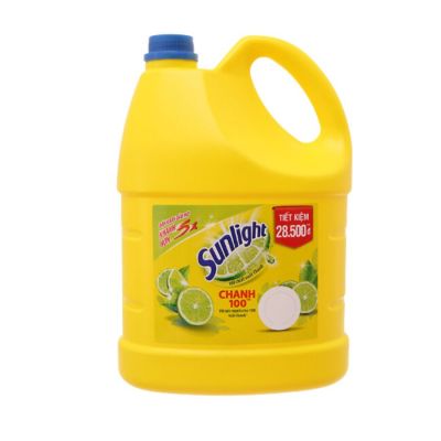 Sunlight Dishwashing Lemon Liquid 3.6Kg x 3 Bottles