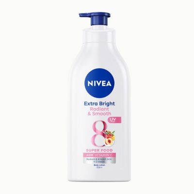Nivea Extra White Radiant & Smooth UV Filter Body Lotion 350ml x 12 Bottles