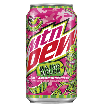 Mountain Dew Major Melon 12oz x 24 cans