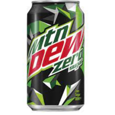Mountain Dew Zero Can 12oz x 24 cans