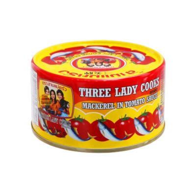 Three Lady Mackerel In Tomatoes Sauce 190g x 48 Cans