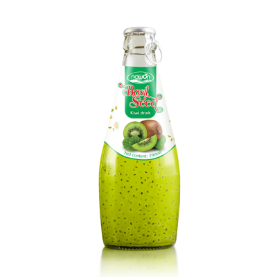 Nawon Basil Seed With Kiwi 290ml x 24 Bottles