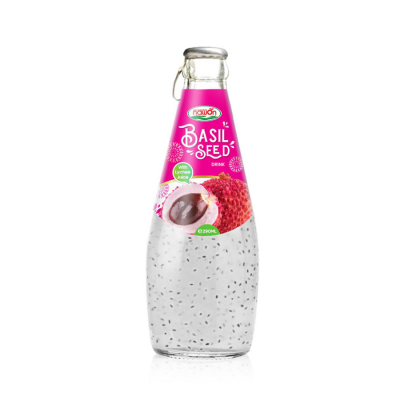 Nawon Basil Seed With Lychee 290ml x 24 Bottles