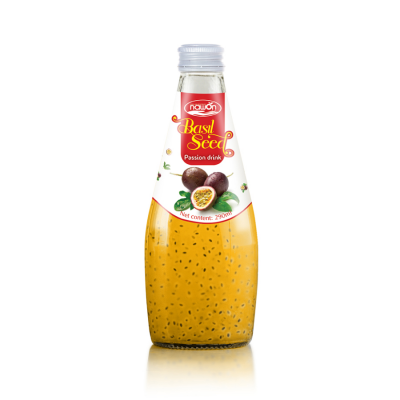 Nawon Basil Seed With Passion 290ml x 24 Bottles