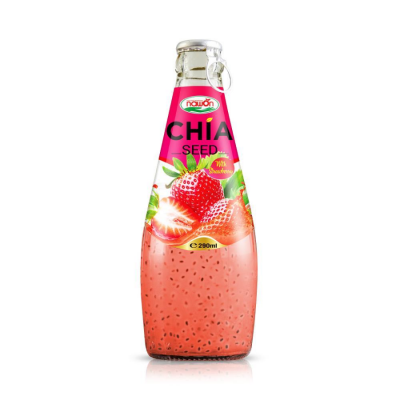 Nawon Chia Seed With Strawberry 290ml x 24 Bottles