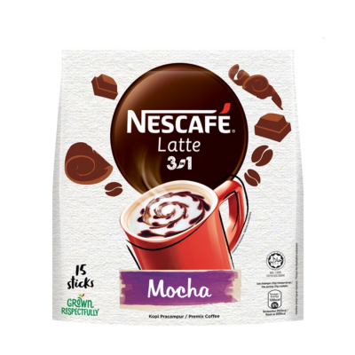 Nescafe Latte 3in1 Mocha 31gr x 15 sticks x 24 bags