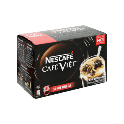 Nescafe Viet Iced Black Coffee 240g (16g x 15 Sachets) x 24 Boxes
