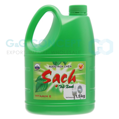 Net Clean Dishwashing Green Tea 1.5Kg x 8 Bottles