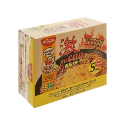 Nissin Korean Hot Chilli Chicken & Cheese Instant Noodle 72g x 30 Bags