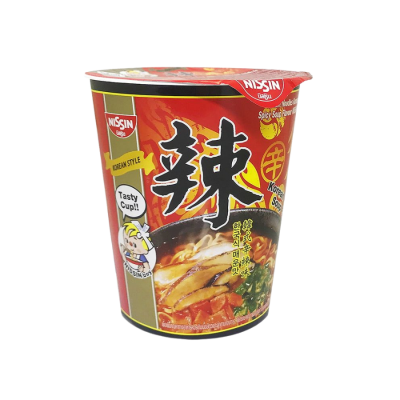 Nissin Noodles Korean Hot and Spicy Soup Flavour 68g x 36 Cups