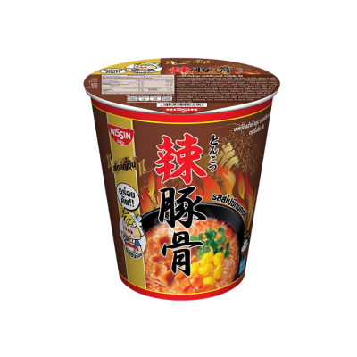 Nissin Noodles Spicy Tonkotsu Flavour 70g x 36 Cups