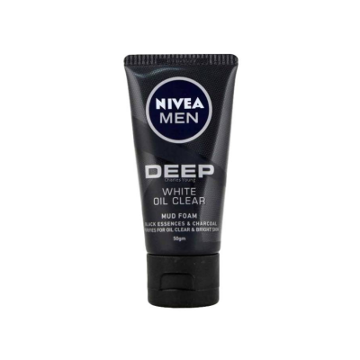 Nivea Men Deep White Oil Clear Mud Foam 50g x 24 Tubes