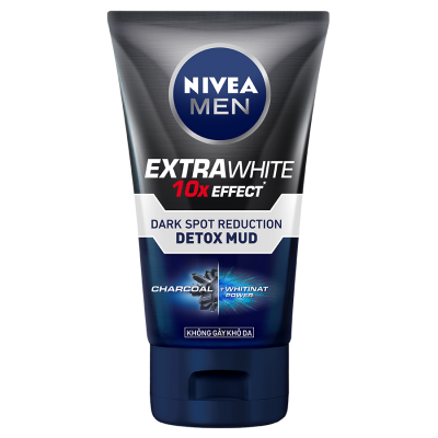 NIVEA Men Extra White 10X Effect Detox Mud Foam 50g x 24 Tubes