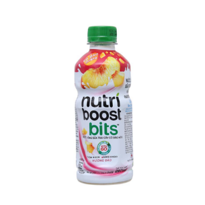 Nutriboost Peach Milk Juice 297ml x 24 Bottles