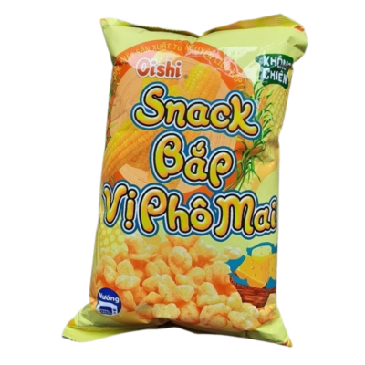 Oishi Snack Corn with Cheese 75g x 12 Bags