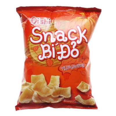 Oishi Snack Pumpkin Grilled beef flavour 39g x 60 Bags