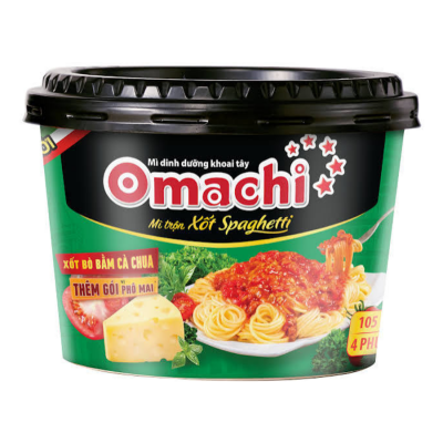 Omachi Spachetti Sauce 105g x 12 Bowls