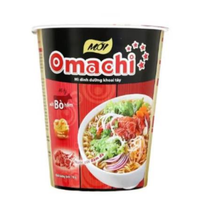 Omachi Stewed Beef With Sauce 70g x 24 Cups