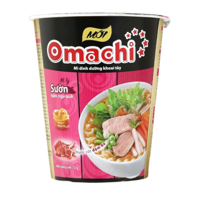 Omachi Stewed Ribs With Fruits 72g x 24 Cups