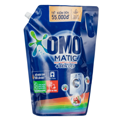 OMO Matic Front Load Beautiful & Durable Detergent Liquid 2.9kg x 4 Bags