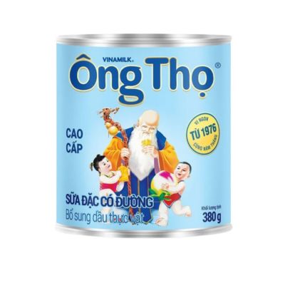 Ong Tho Condensed Milk (Green White Label) 380g x 48 Cans