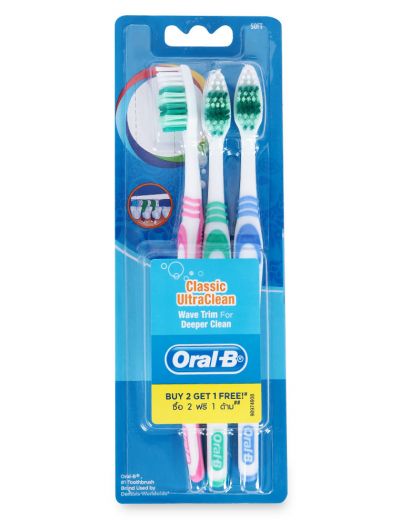 OralB Classic UltraClean 3x 6x16