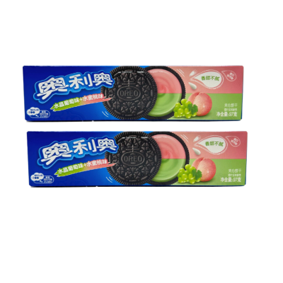 Oreo Crystal Grape and Peach Flavor 97g