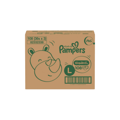 Pampers Baby Dry Pants Ultra Box L108