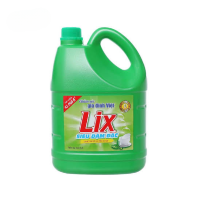 Lix Dishwashing Liquid Green Tea 4Kg