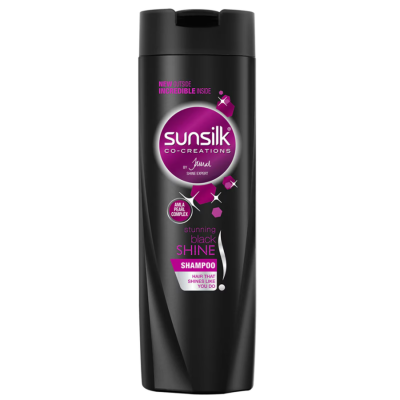 SunSilk Conditioner Black Silky 340g x 12 Bottles