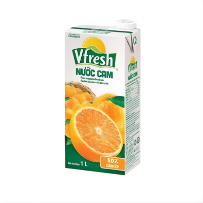 VFresh Orange Juice Drink 1L x 12 Boxes