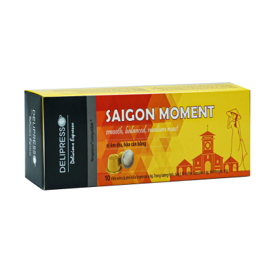 Phuong Vy Delipresso Saigon Moment 6g x 10 capsules x 24 Boxs