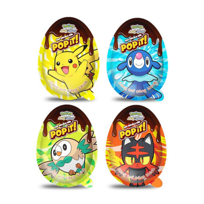 Popit Milk Chocolate Eggs Candy & Toys 6g x 144pcs