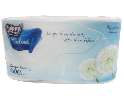 Pulppy Velvet  Toilet Paper (10pcs) (unscented)